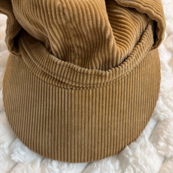 Vintage Corduroy Ear Flap Trapper Hat Elmer Fudd Winter Hunting Cap Brown - Picture 6 of 14